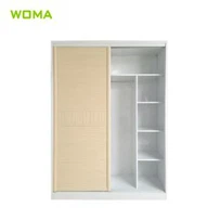Einn Door Steel Home Fataskápur